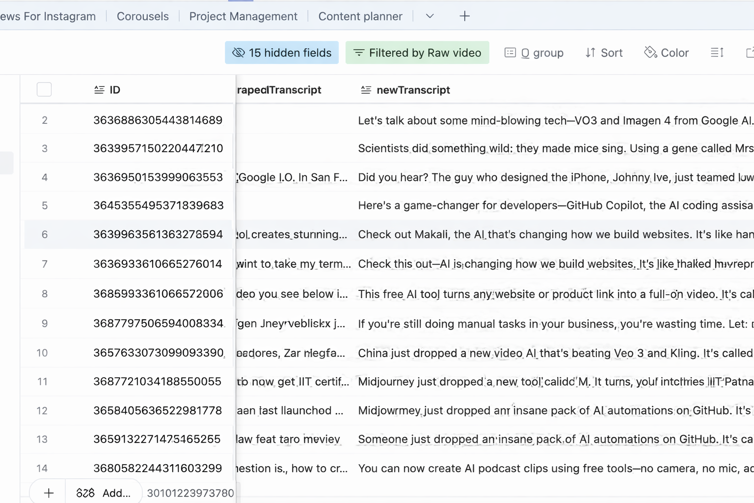 Content management system